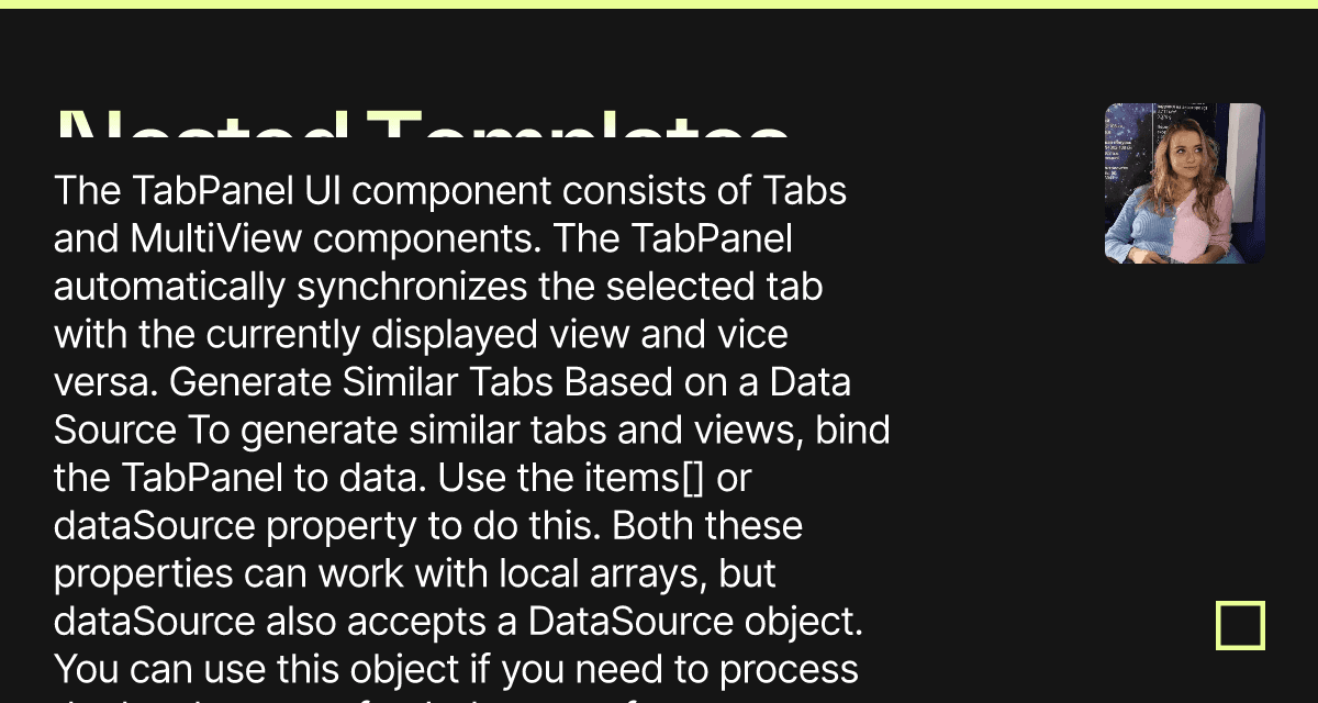 Nested Templates (forked) - Codesandbox