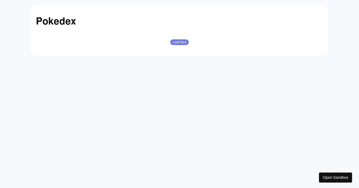 Alexandr3e/pokedex - Codesandbox