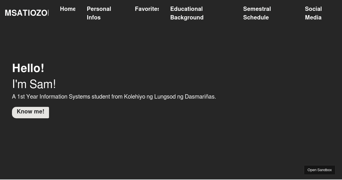 LAB EXAM - Codesandbox