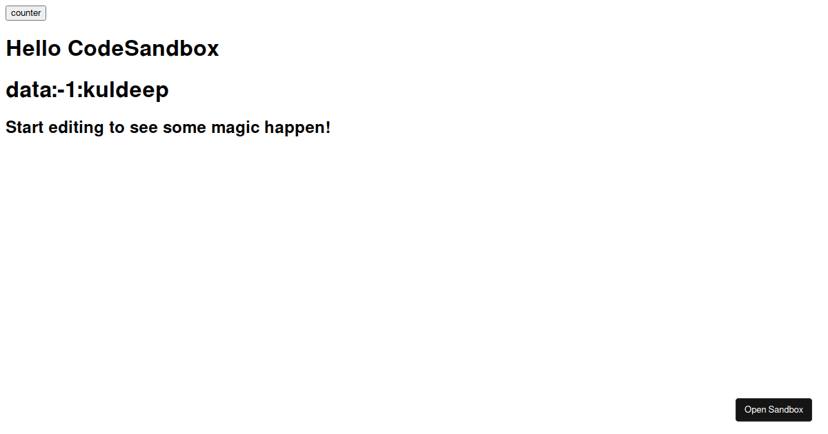 redux-observable - Codesandbox
