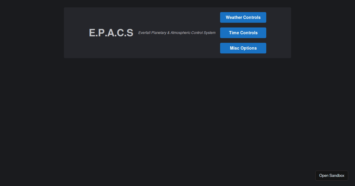 EF Weather - Codesandbox