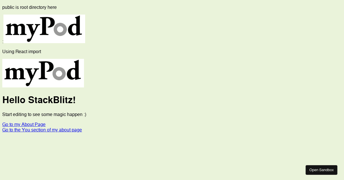 React Router Hash Link starting code - 9/28/22 - Codesandbox