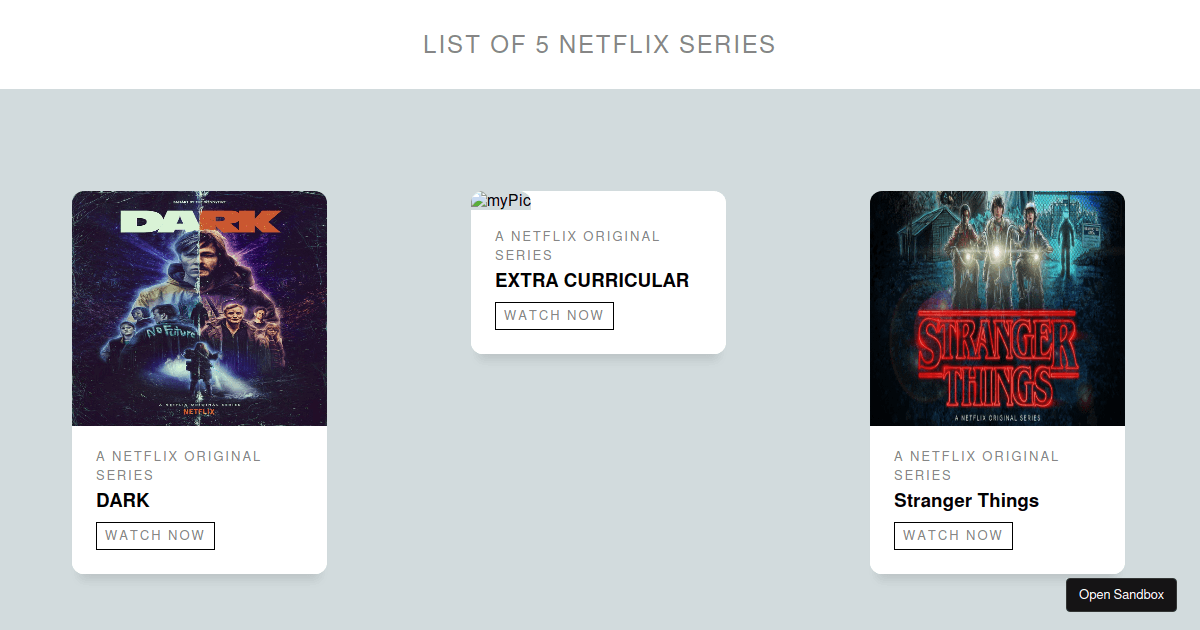 list-of-netflix-series - Codesandbox