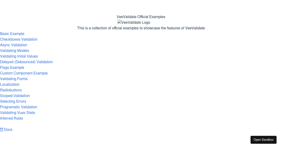 veevalidate-examples - Codesandbox
