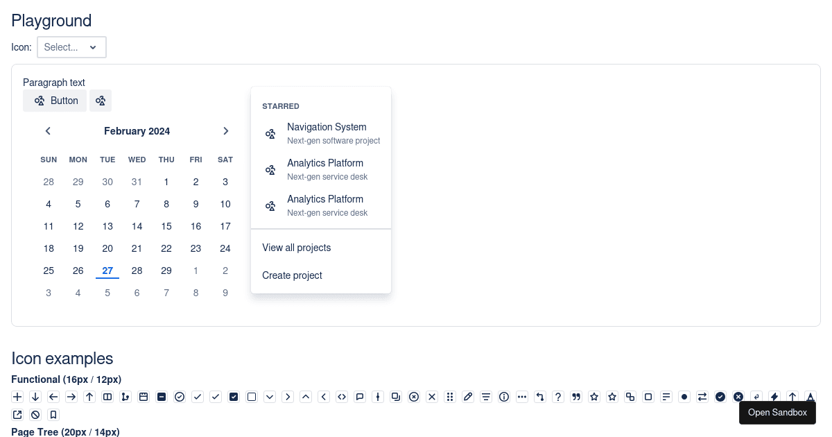 New icon sandbox - Codesandbox