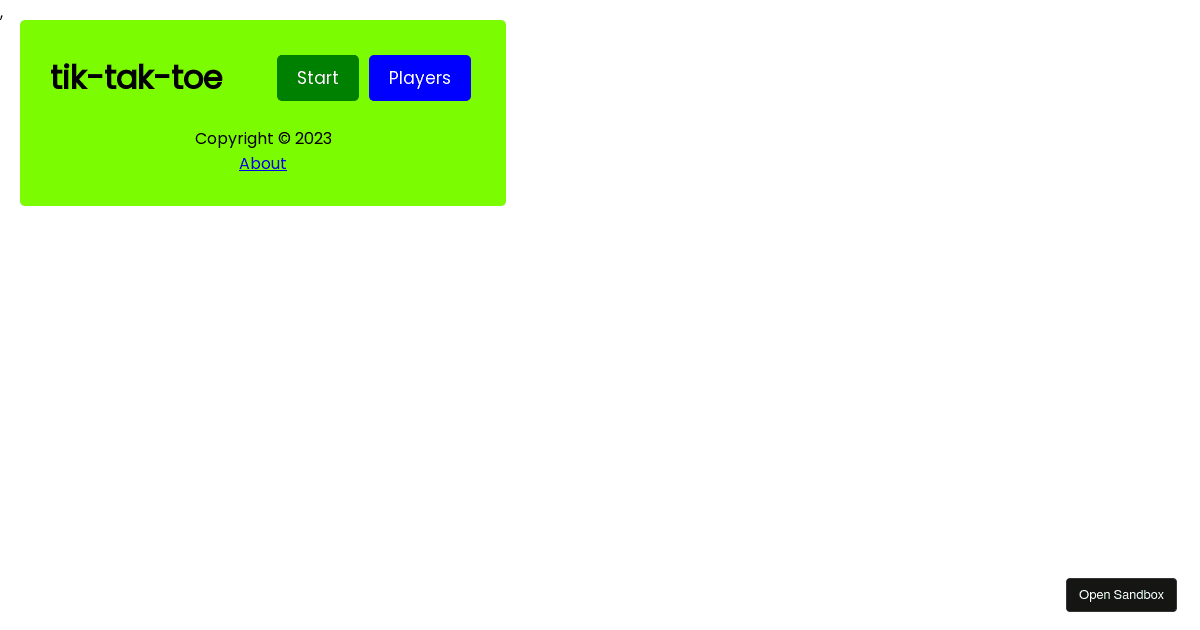 react - Codesandbox
