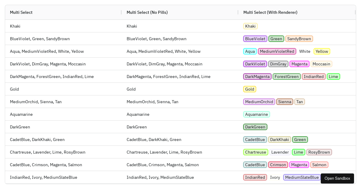 Rich Select Editor (forked) - Codesandbox