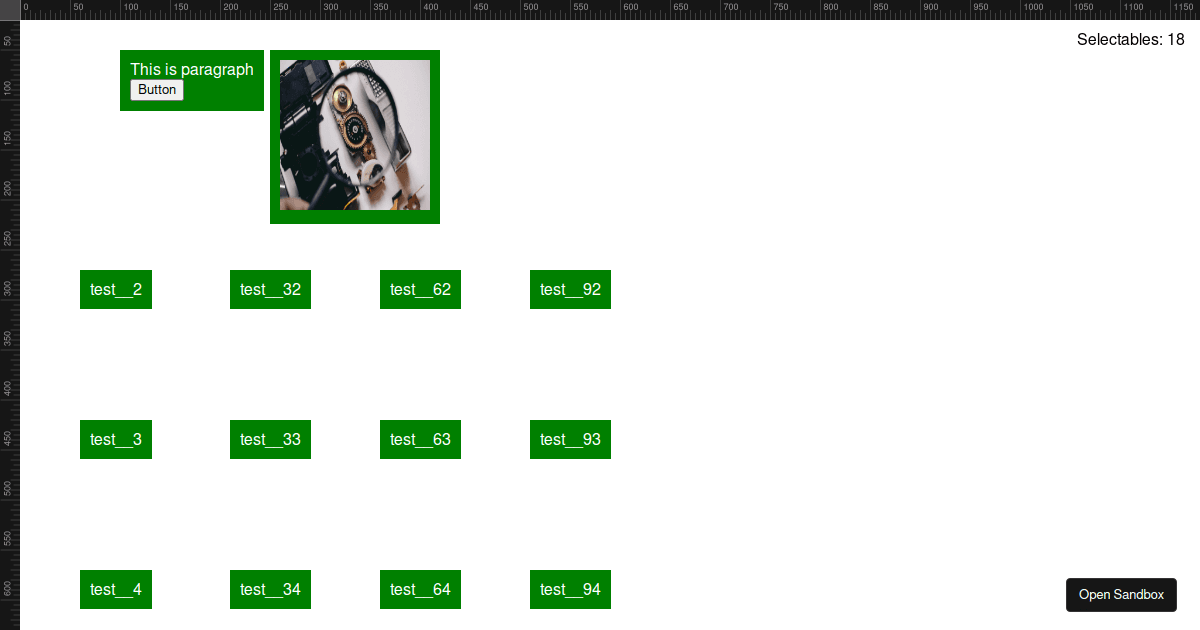 React moveable with full drag select - Codesandbox
