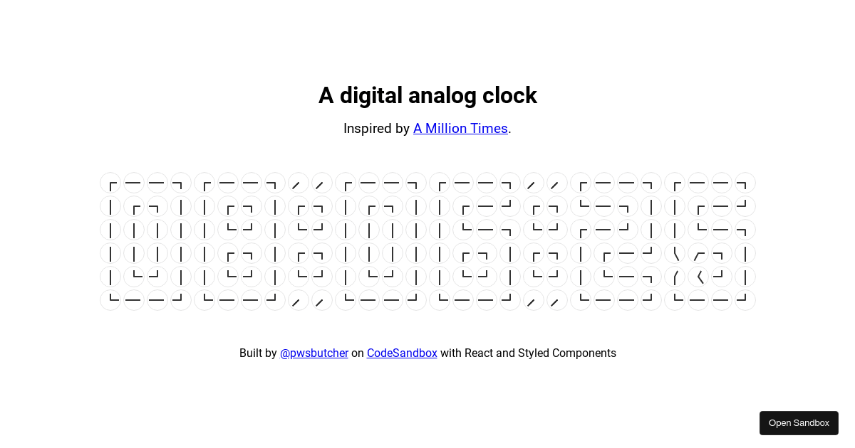 its-clock-oclock - Codesandbox