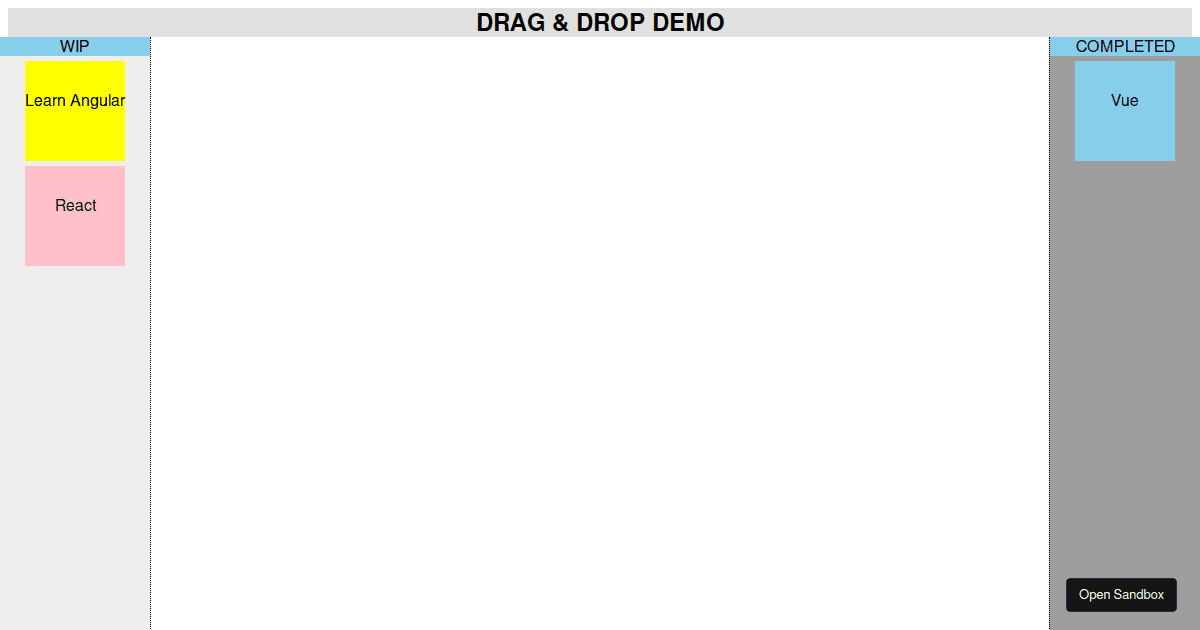 React DnD Library Trial - Codesandbox
