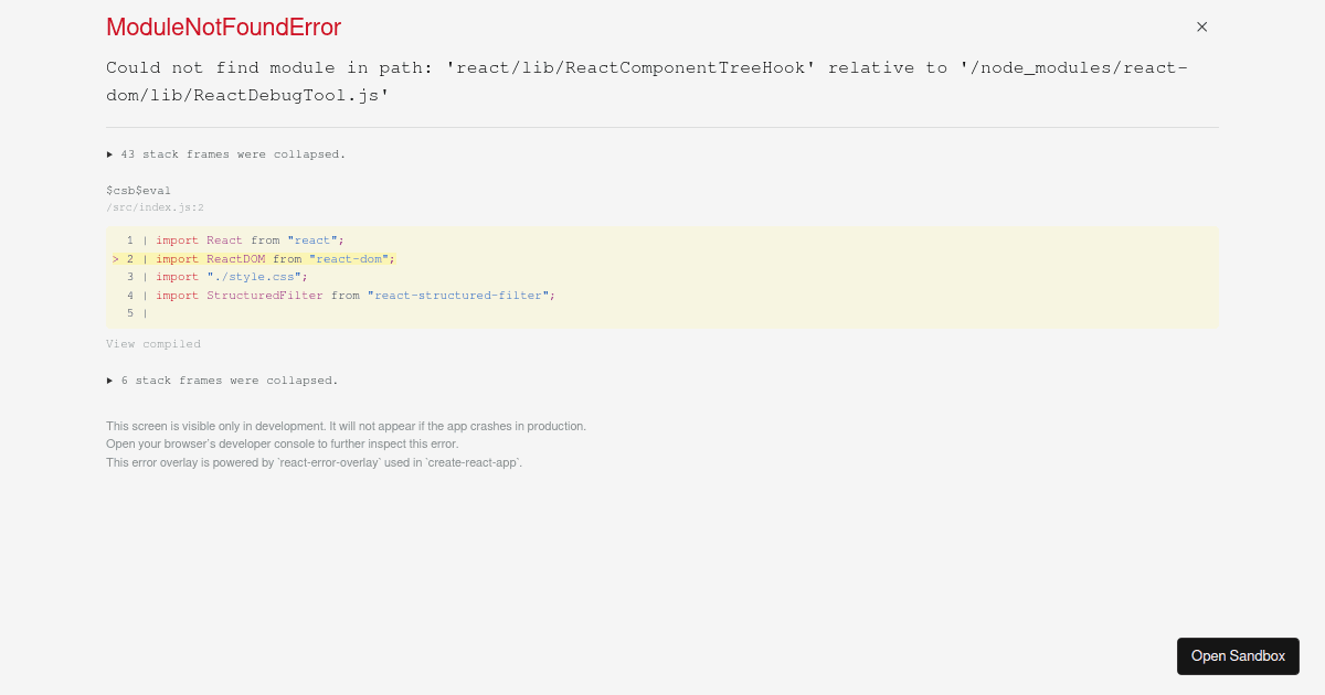 React v15.2.1 + Styled Components v3.4.10 + Antd v2.8.3 - Codesandbox