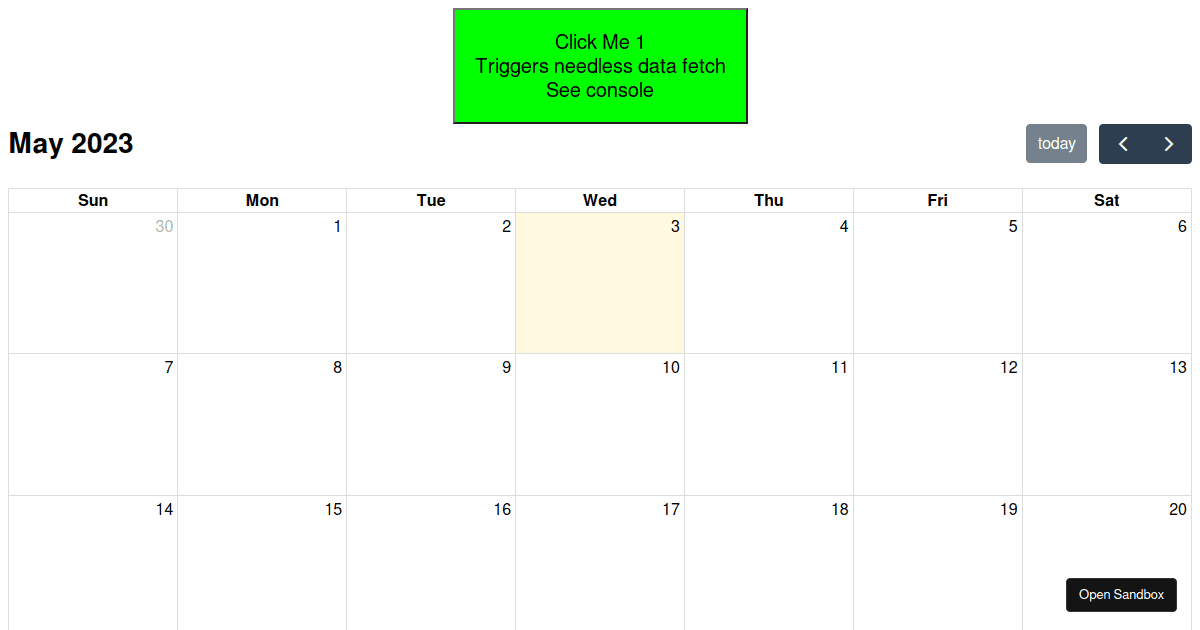 calendar-example-problem - Codesandbox