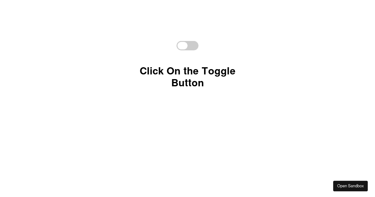 Toggle mode (forked) - Codesandbox