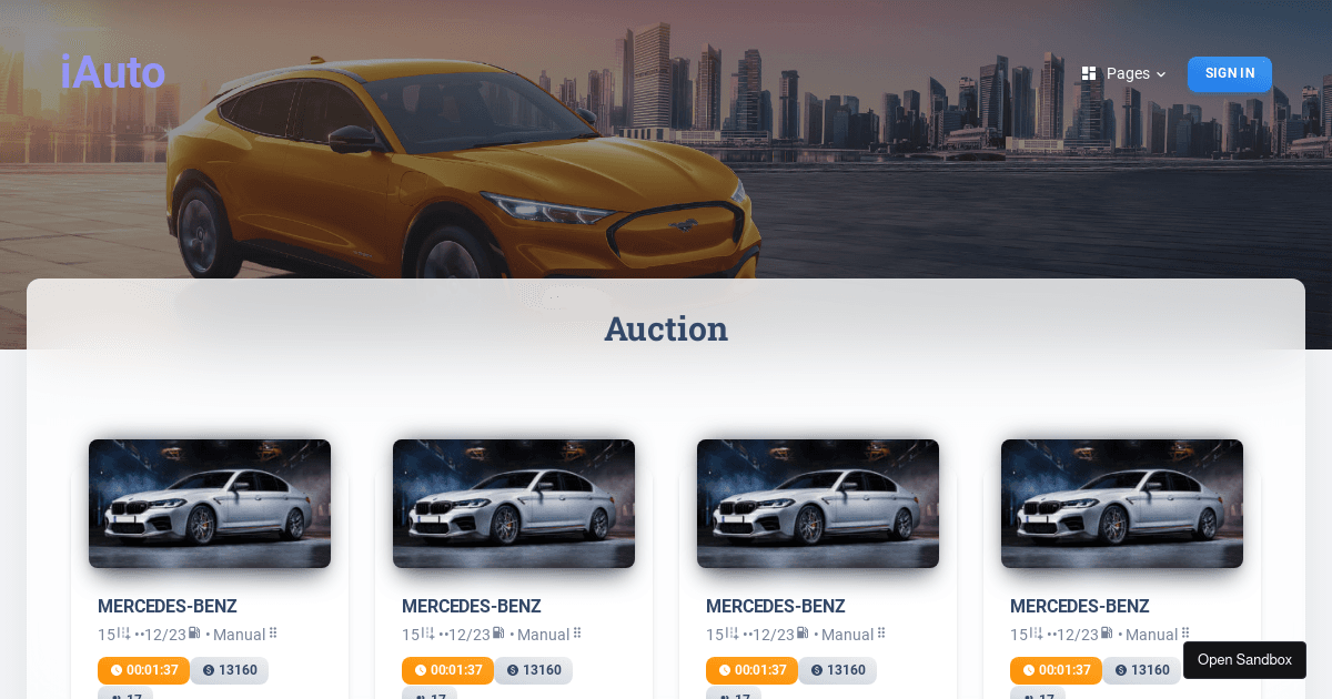 car-auction-react - Codesandbox