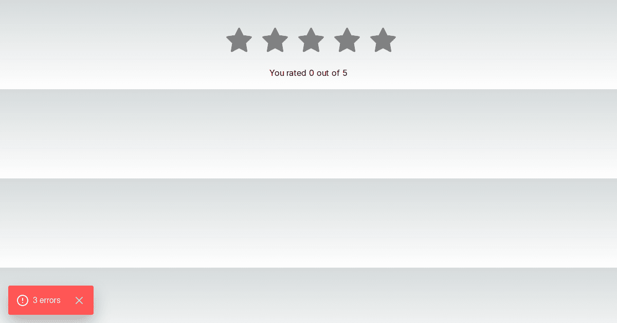 create a react star rating system - Codesandbox