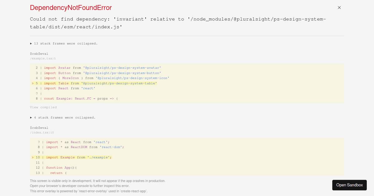 codesandboxer-example - Codesandbox