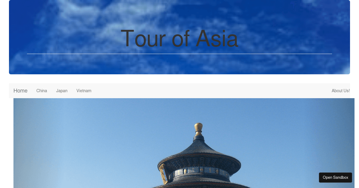 Web Design Final Project - Codesandbox