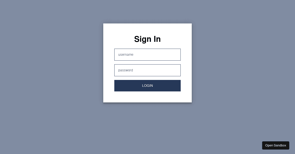 task - Codesandbox