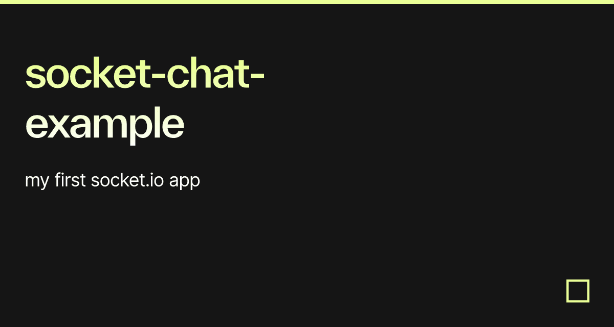 socket-chat-example - Codesandbox