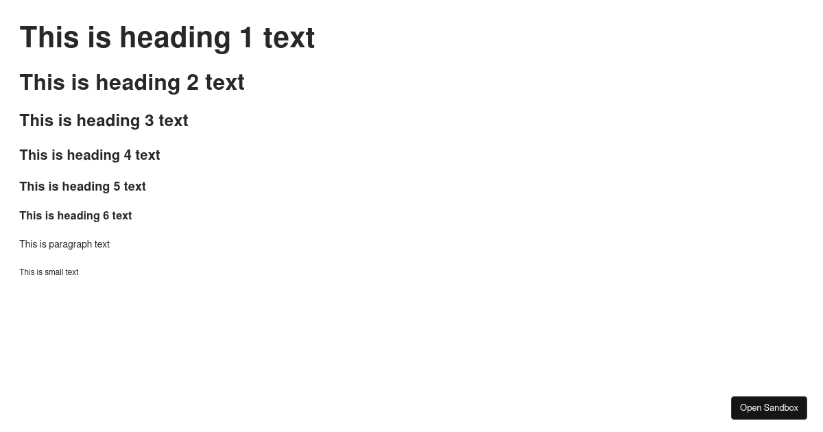 html - Codesandbox