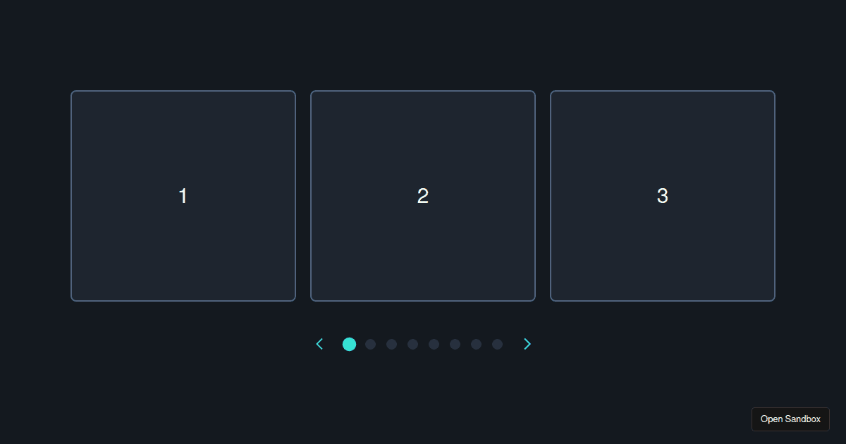 blaze-slider NPM playground (forked) - Codesandbox