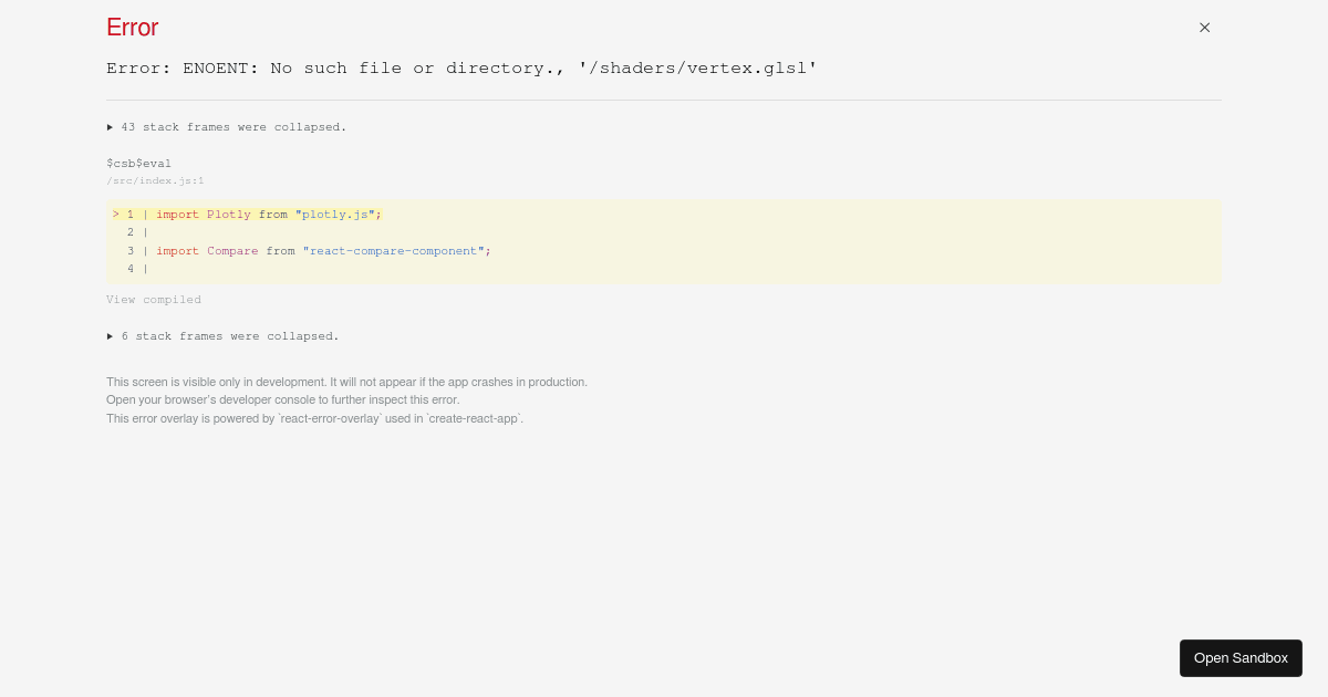 Plotly image slider demo (forked) - Codesandbox