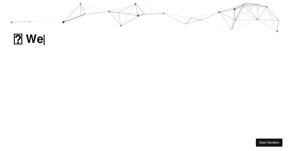 README intro gif - Codesandbox