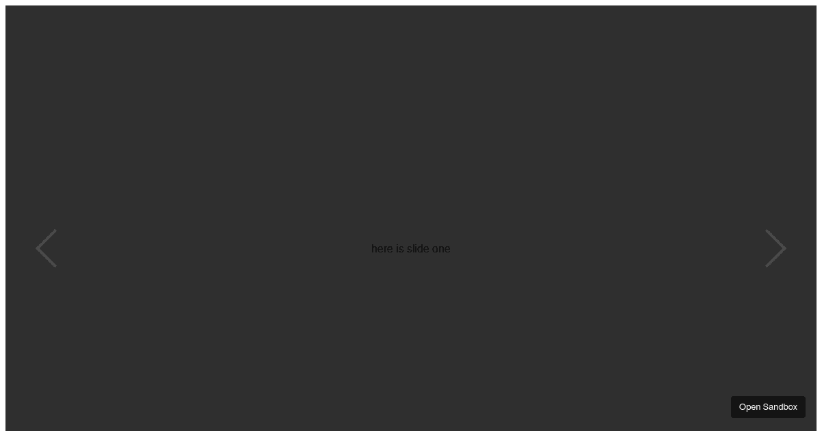 pages slider - Codesandbox
