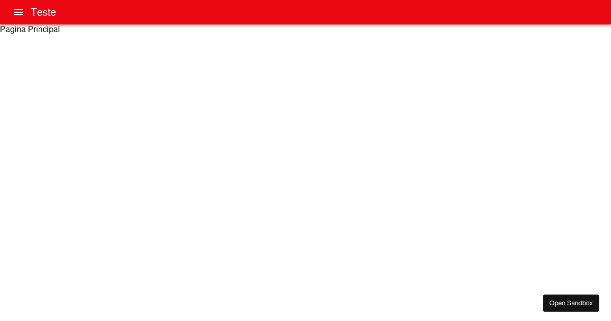 TESTE - Codesandbox