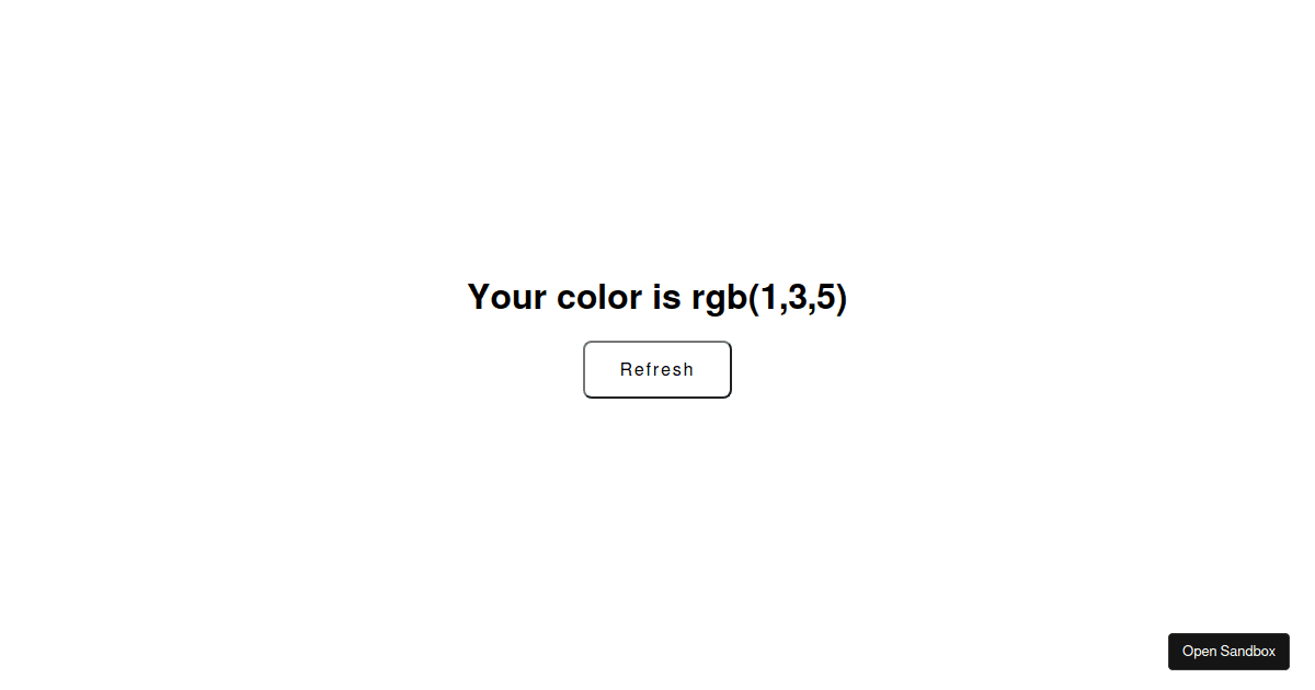 randomcolorpicker Codesandbox