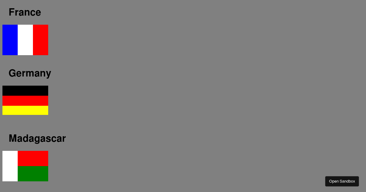 Mackers802/V_School-Assignments: Flags - Codesandbox