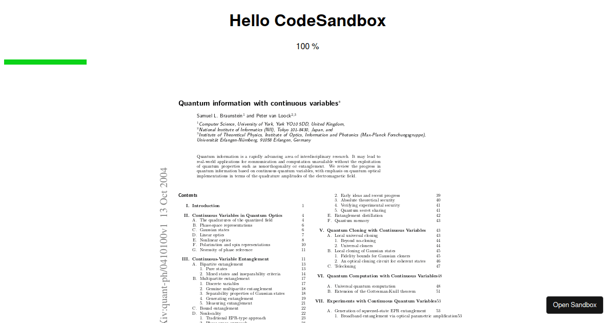 pdf loading placeholder (forked) - Codesandbox