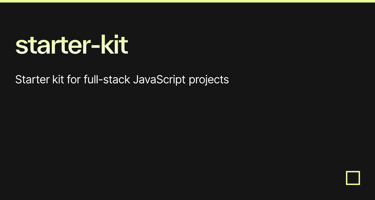 starter-kit - Codesandbox