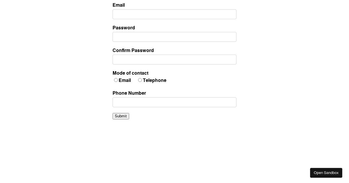 FormikTutorial_CodeRev - Codesandbox