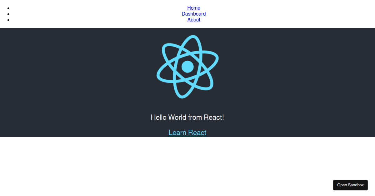 dashboard-react - Codesandbox