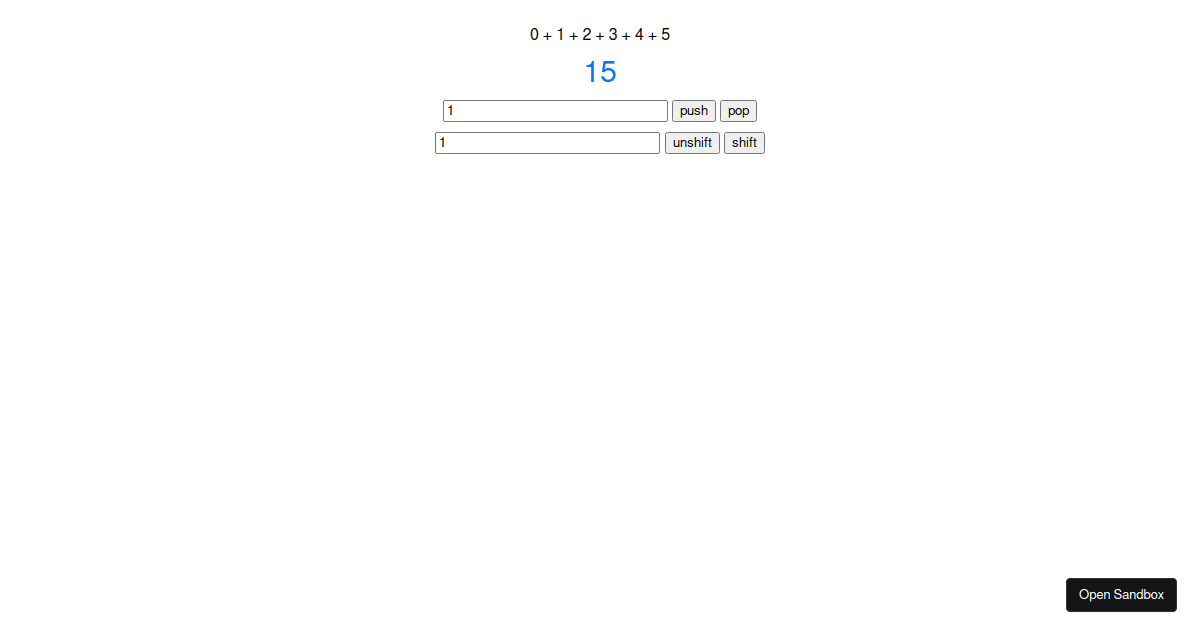 Js codesandbox