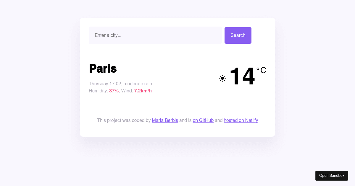 JS Search engine / Challenge (forked) - Codesandbox
