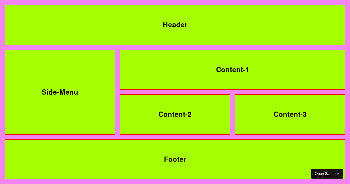 CSS-GRID - Codesandbox