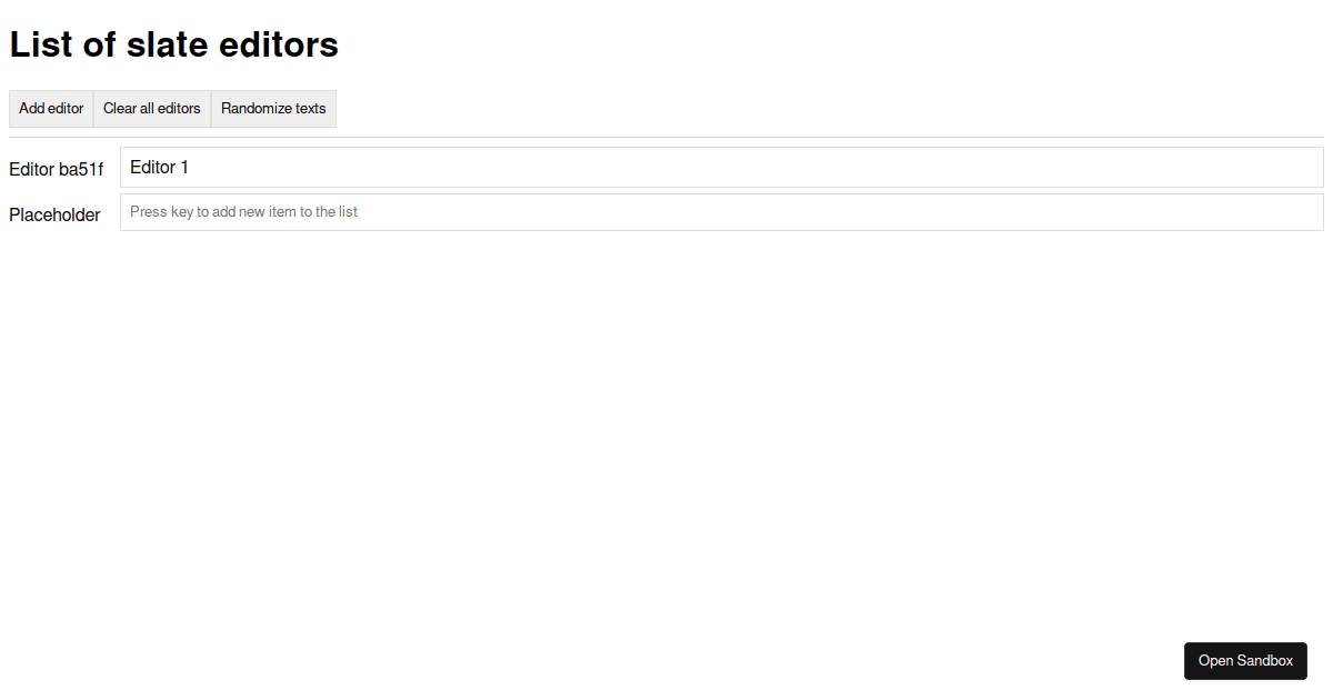 slate-addable-list - Codesandbox