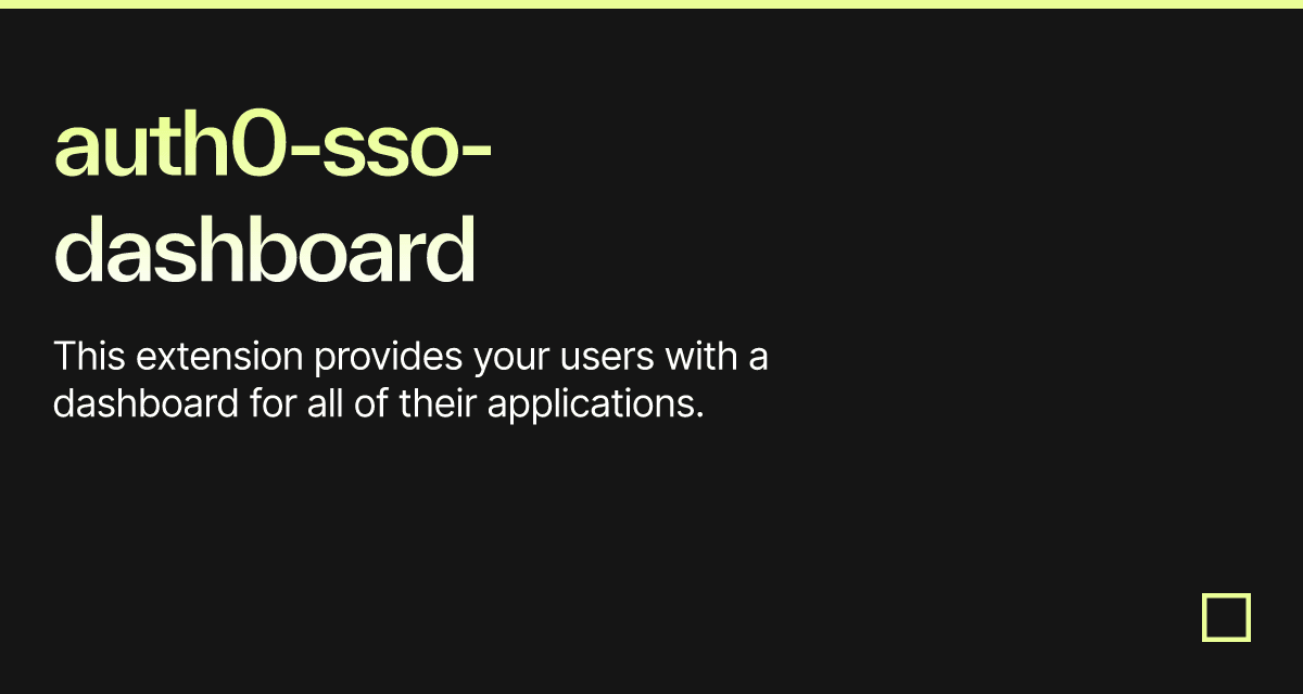 Auth0-sso-dashboard - Codesandbox