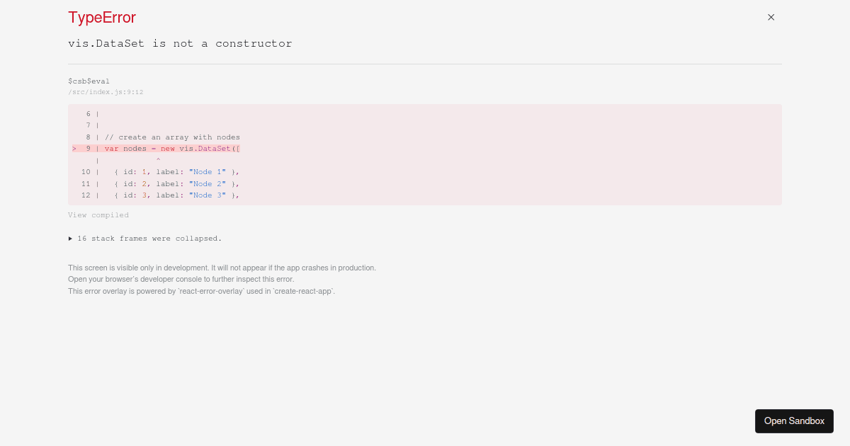 graphs - Codesandbox
