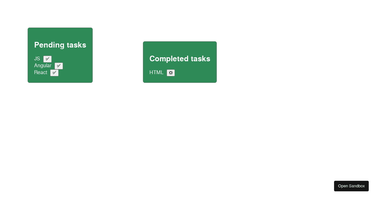 react - Codesandbox