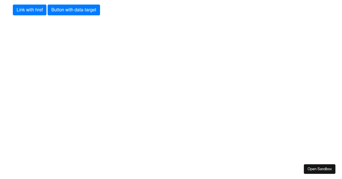 Bootstrap Collapse with React.js Codesandbox