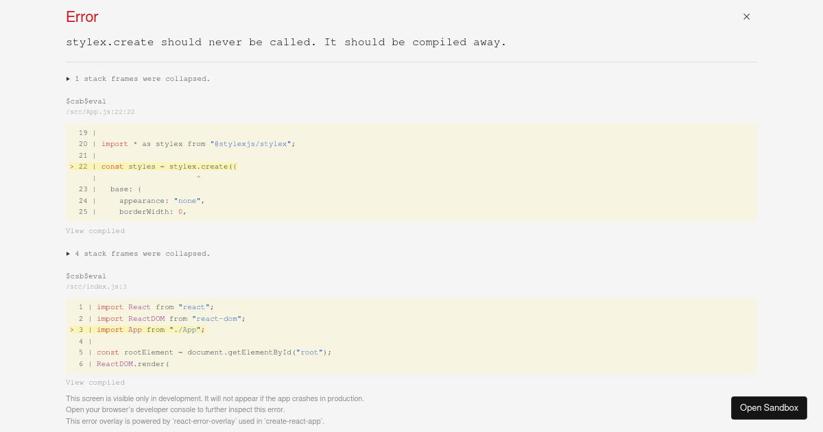CSS-in-JS Performance with Mui (forked) - Codesandbox