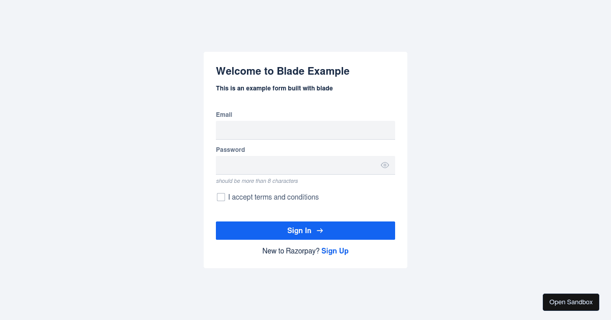blade-form - Codesandbox