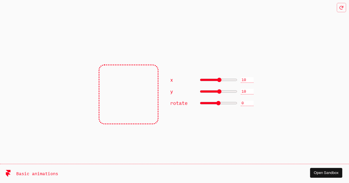 Framer Motion: Animate on state update (forked) - Codesandbox
