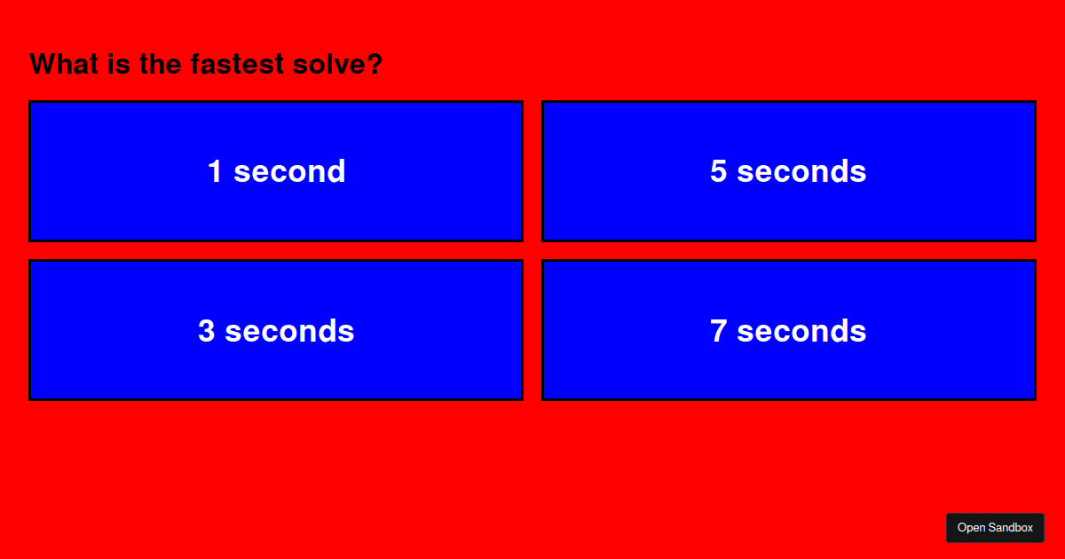 Kahoot-clone - Codesandbox