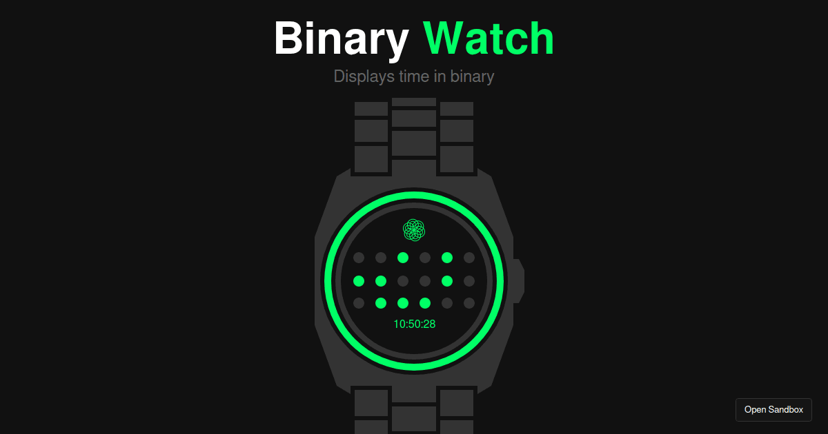 Split Screen 102B6｜THE ONE｜Binary Watch – 830時計店