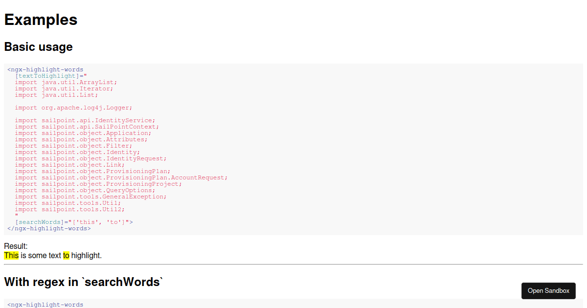 Angular (forked) - Codesandbox