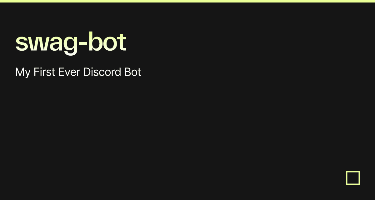 swagbot Codesandbox